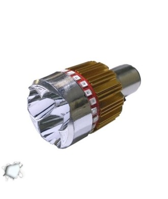 GloboStar® 67789 Λαμπτήρας LED High Power LED Moto Βάση H6 15 Watt 6000k